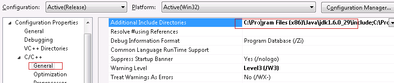 additional include dir